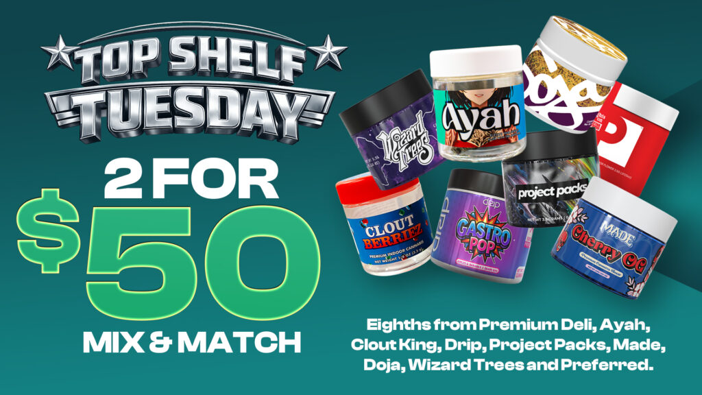 top shelf tues