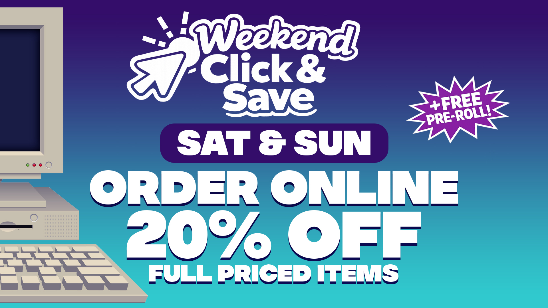 weekend click save copy